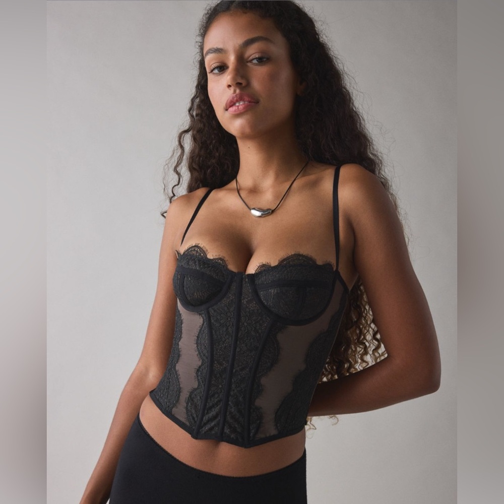 Urban Outfitters Out From Under Modern Love Corset Top